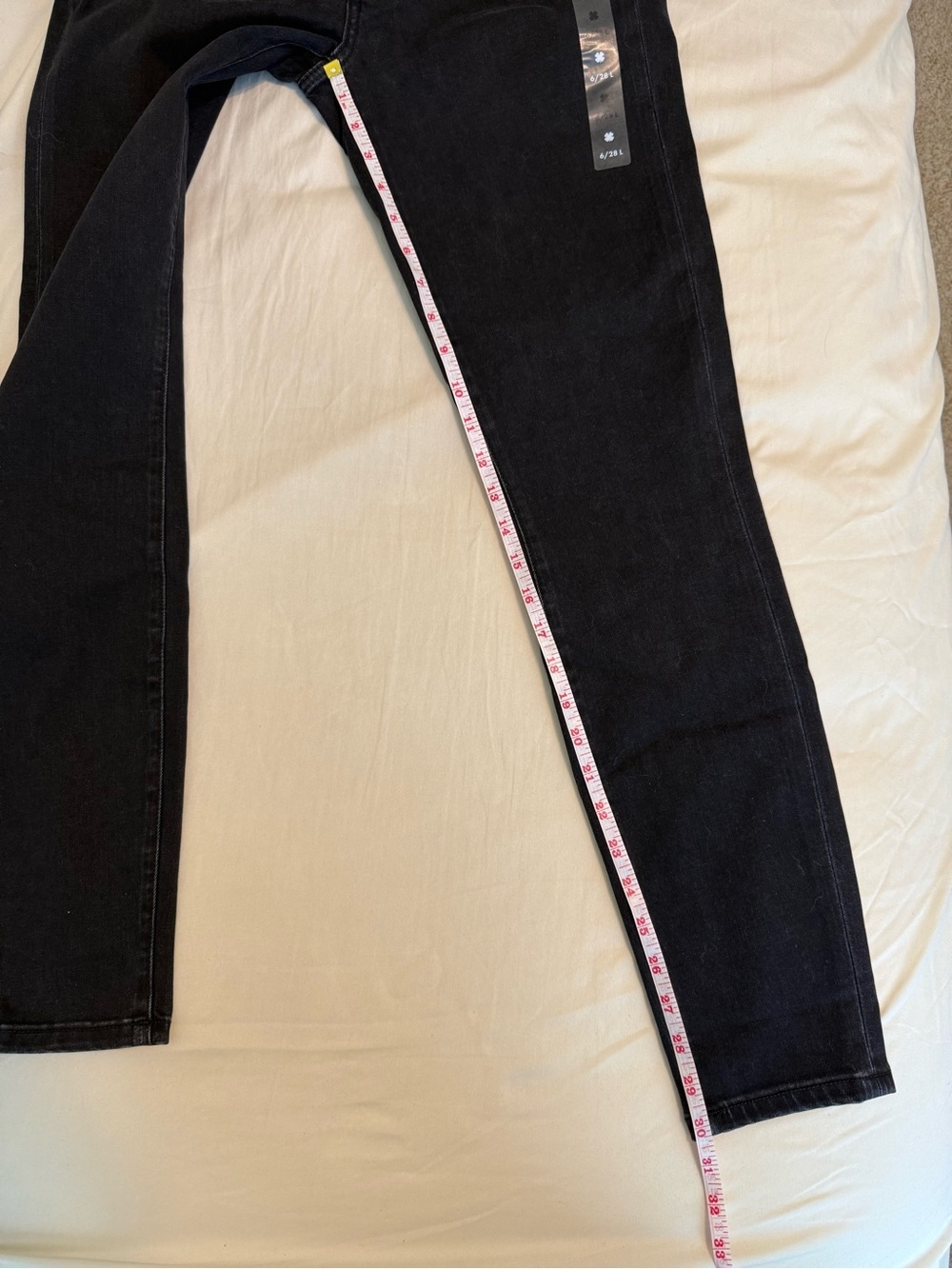 NWT Lucky Brand High Rise Bridgette Skinny // Black // Women’s 6/28 Long - Picture 9 of 14